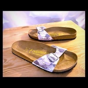 Birkenstock papillo lilac argyle pattern 1 strap